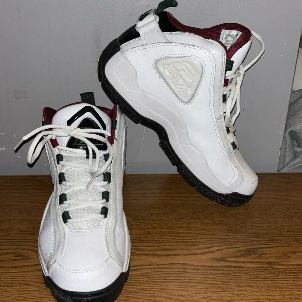Fila 96 Grant Hill Men’s‎ Size 10.5 White,green - Picture 3 of 6